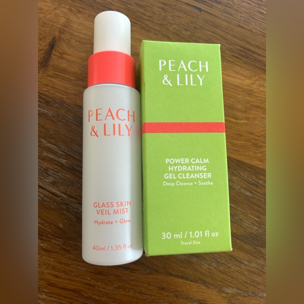 Peach & Lily Glass skin Veil Mist & Power Calm Hydrating Gel Cleanser